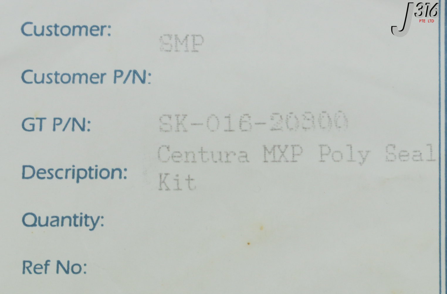 C3073 GREENE TWEED CENTURA MXP POLY SEAL KIT (NEW) (SET) SK-016